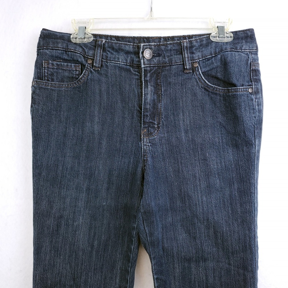 Code Bleu Jeans Straight Leg Dark Wash Stretch Denim Women's Size 10 - Picture 3 of 6